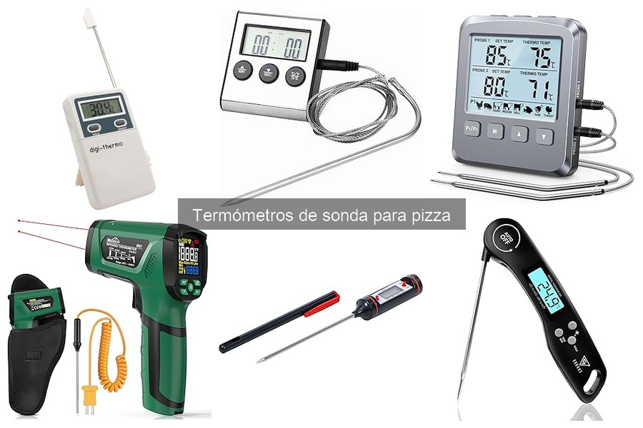 Capacidades avanzadas de termómetros de sonda para pizza