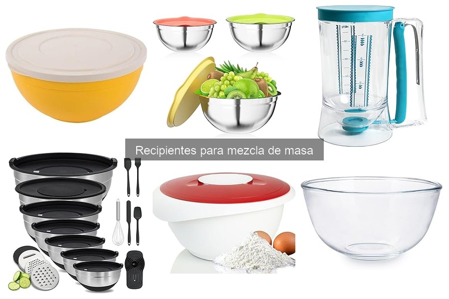 Capacidades de Recipientes para Mezcla de Masa: ¿Cuánto Hacer?