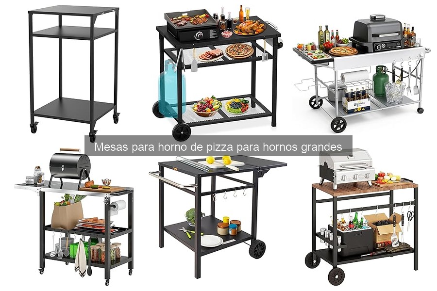 Características de una buena mesa para horno de pizza