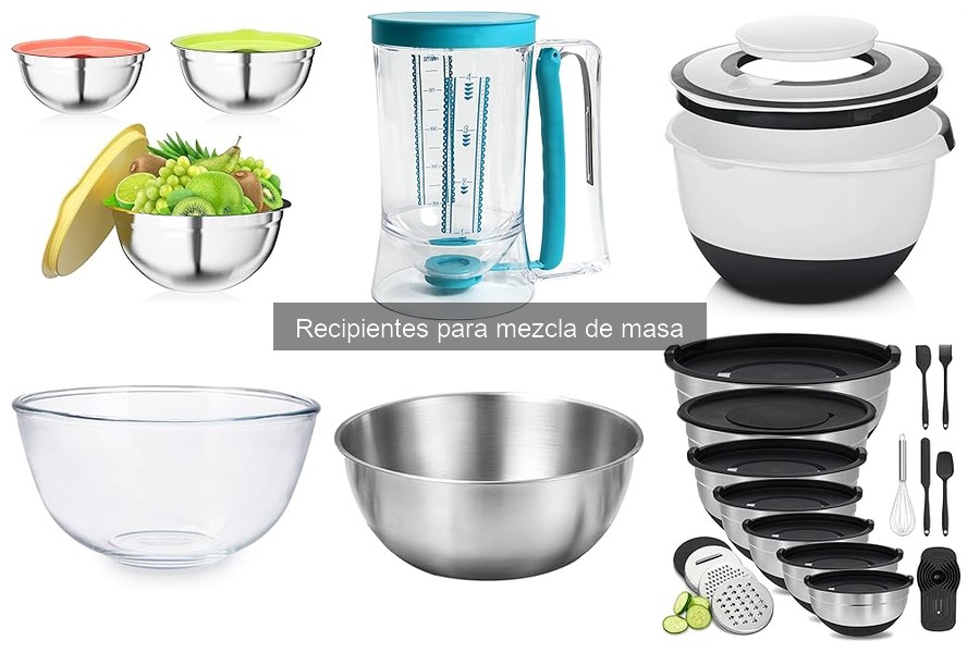 Características esenciales de un buen recipiente para masa