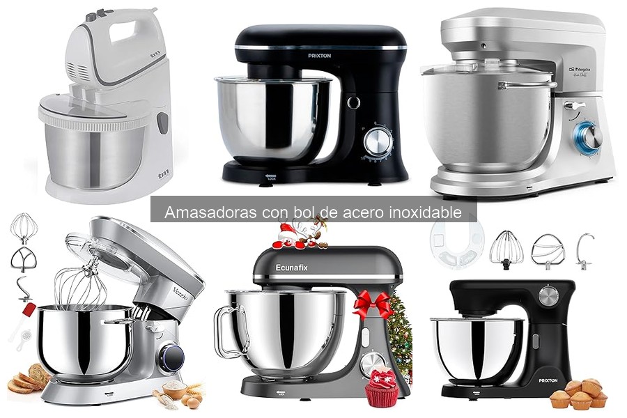 Características y Beneficios de Amasadoras con Bol de Acero Inoxidable