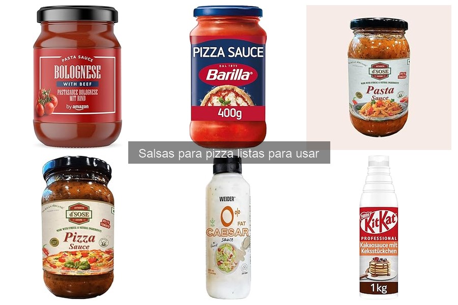Cómo almacenar correctamente las salsas para pizza