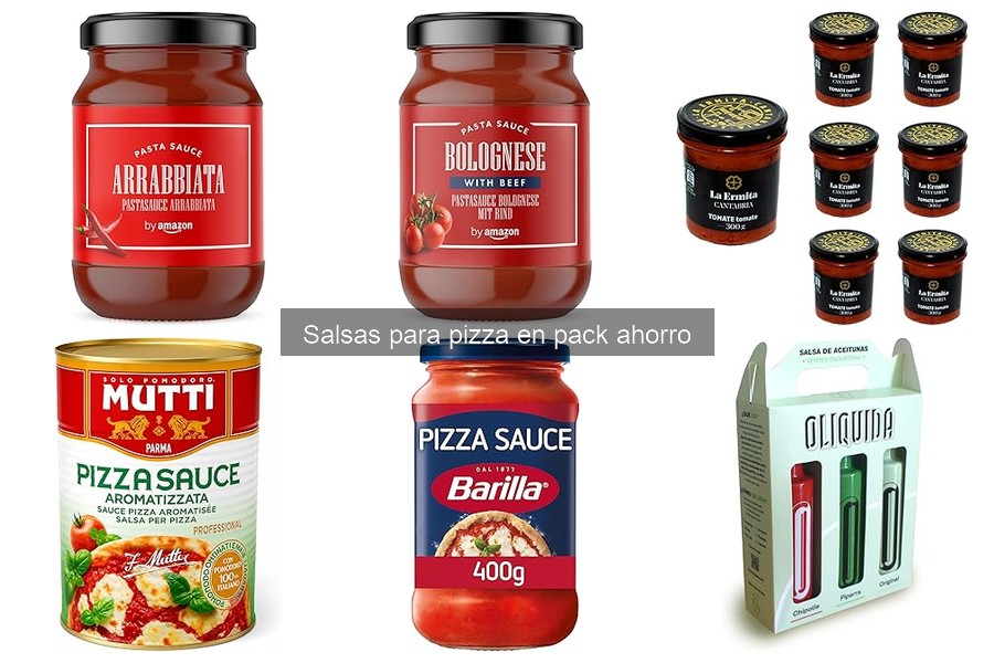 Cómo almacenar salsas para pizza en pack ahorro