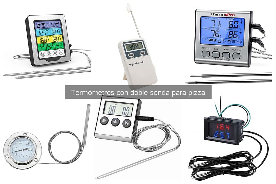 Cómo calibrar un termómetro de doble sonda para pizza