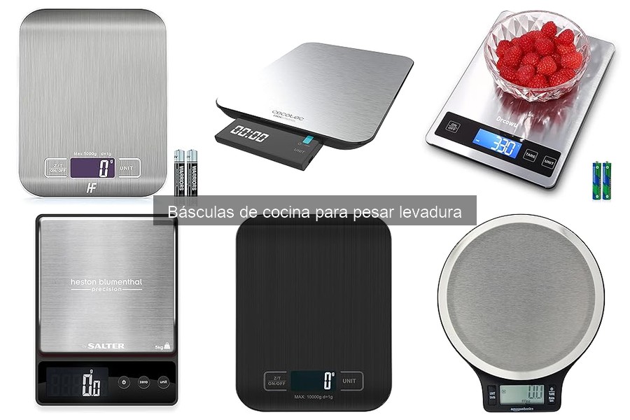 Cómo calibrar una báscula de cocina para medir levadura