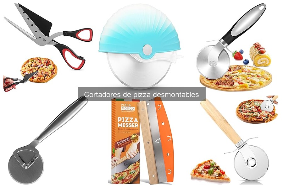 Cómo desmontar y limpiar cortadores de pizza desmontables