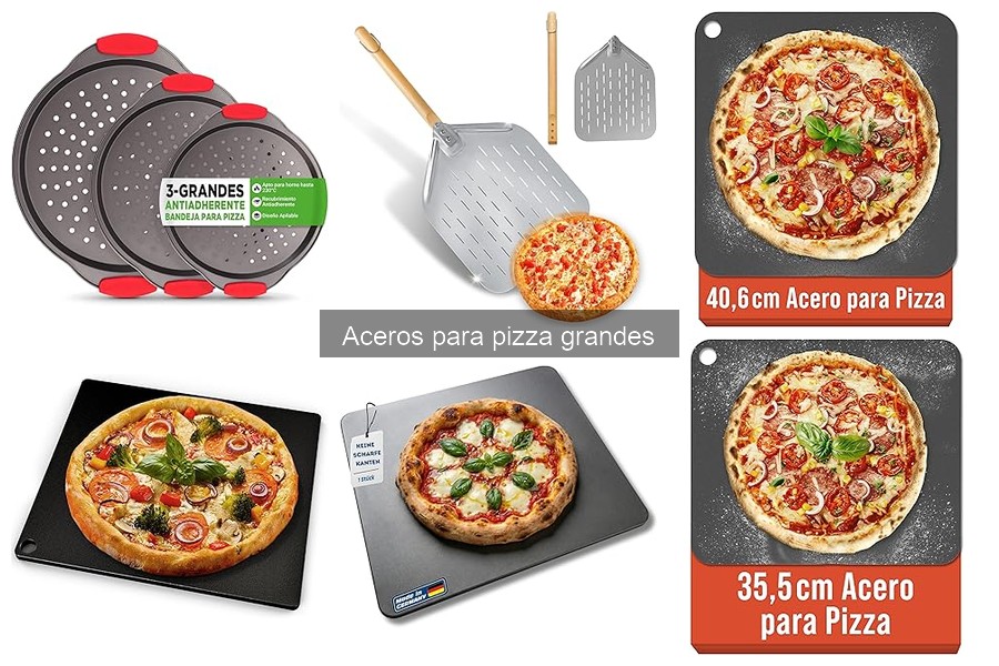 Cómo elegir el mejor acero para pizza grande: guía de compra