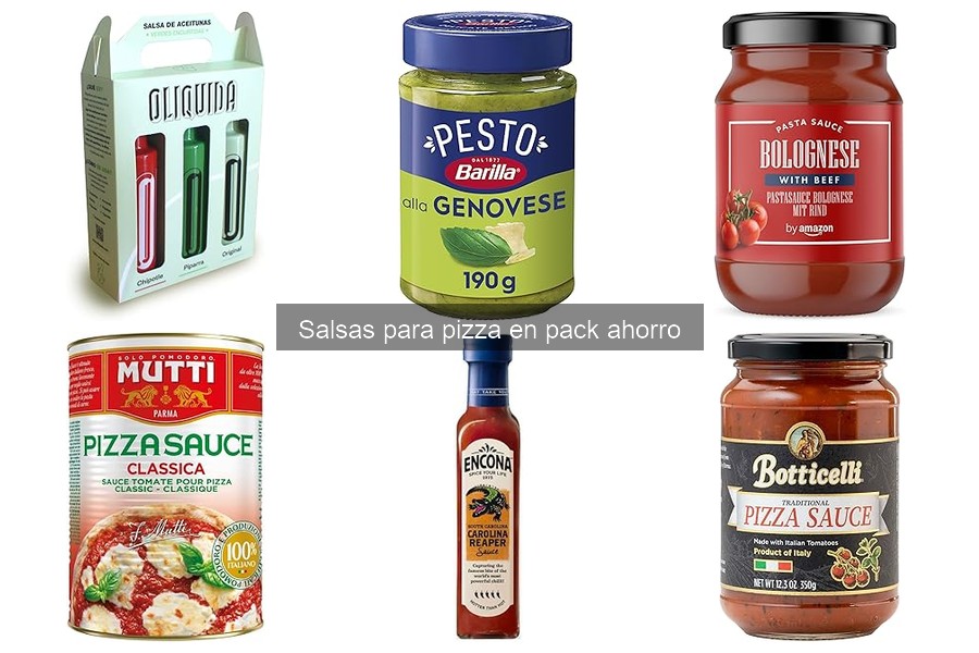 Cómo elegir el pack de salsas para pizza ideal
