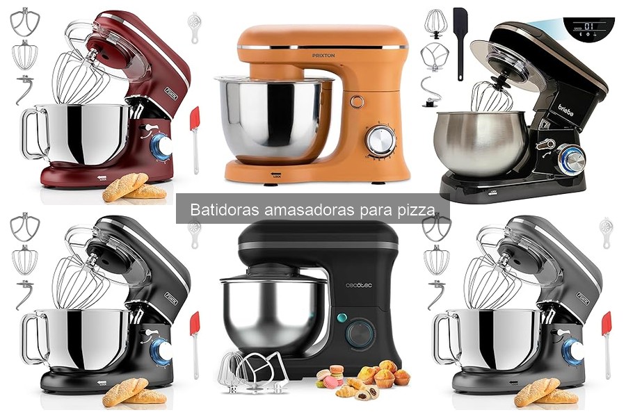 Cómo elegir la mejor batidora amasadora para masa de pizza