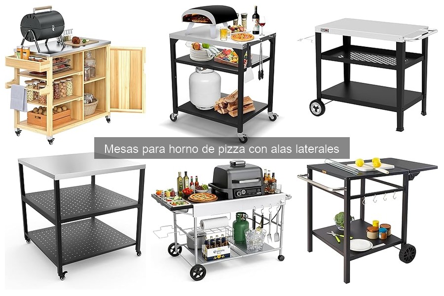 Cómo elegir la mejor mesa para horno de pizza con alas laterales