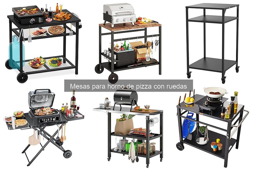 Cómo elegir la mejor mesa para horno de pizza con ruedas