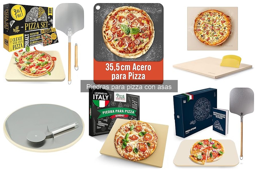 Cómo elegir la mejor piedra para pizza con asas