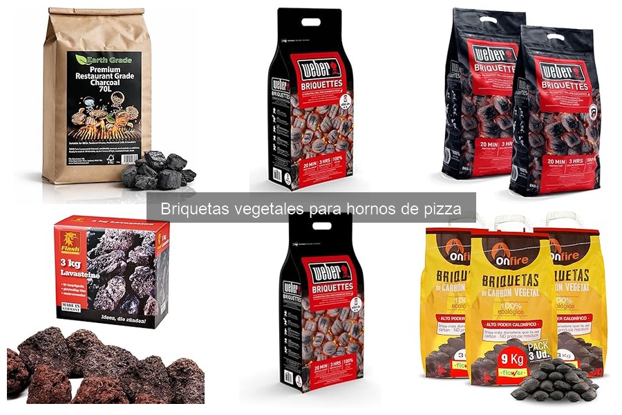 Cómo elegir las mejores briquetas vegetales para hornos de pizza
