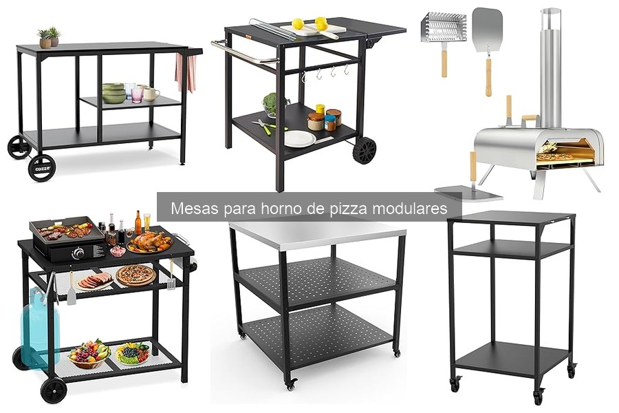 Cómo instalar una mesa para horno de pizza modular fácilmente