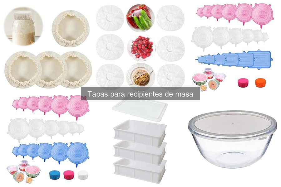 Cómo limpiar y mantener tapas para recipientes de masa
