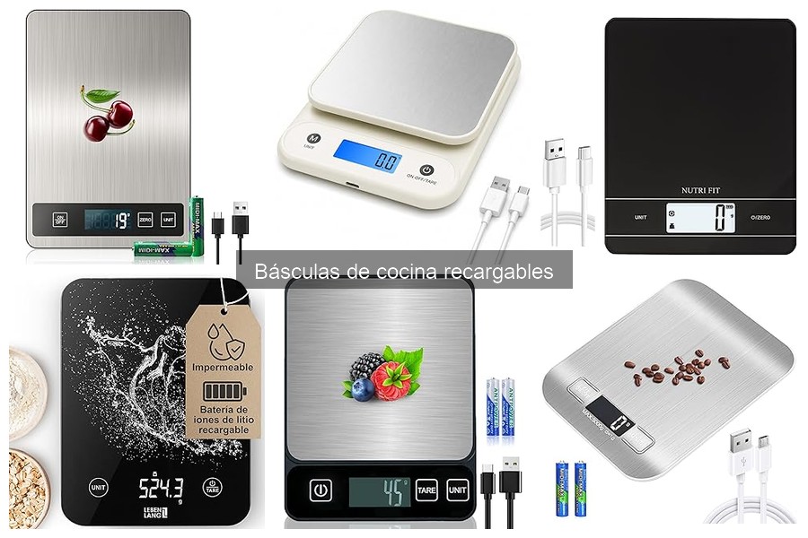 Cómo mantener y limpiar tu báscula de cocina recargable