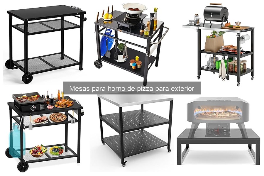Cómo montar una mesa para horno de pizza en exterior