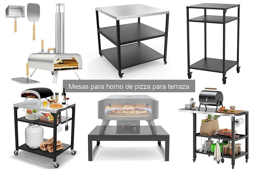 ** Cómo montar una mesa para horno de pizza en tu terraza