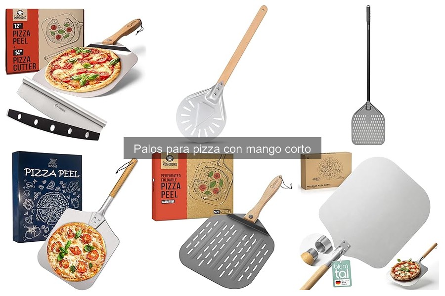 Cómo usar correctamente un palo para pizza con mango corto