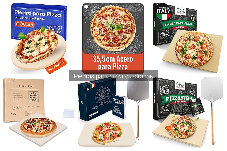 Cómo usar correctamente una piedra para pizza cuadrada