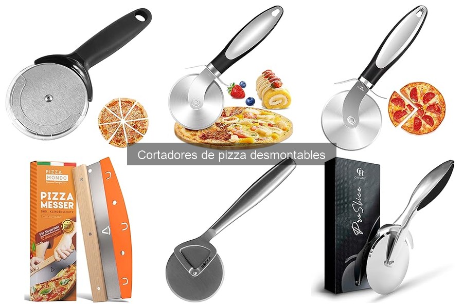 Cómo usar cortadores de pizza desmontables: guía práctica