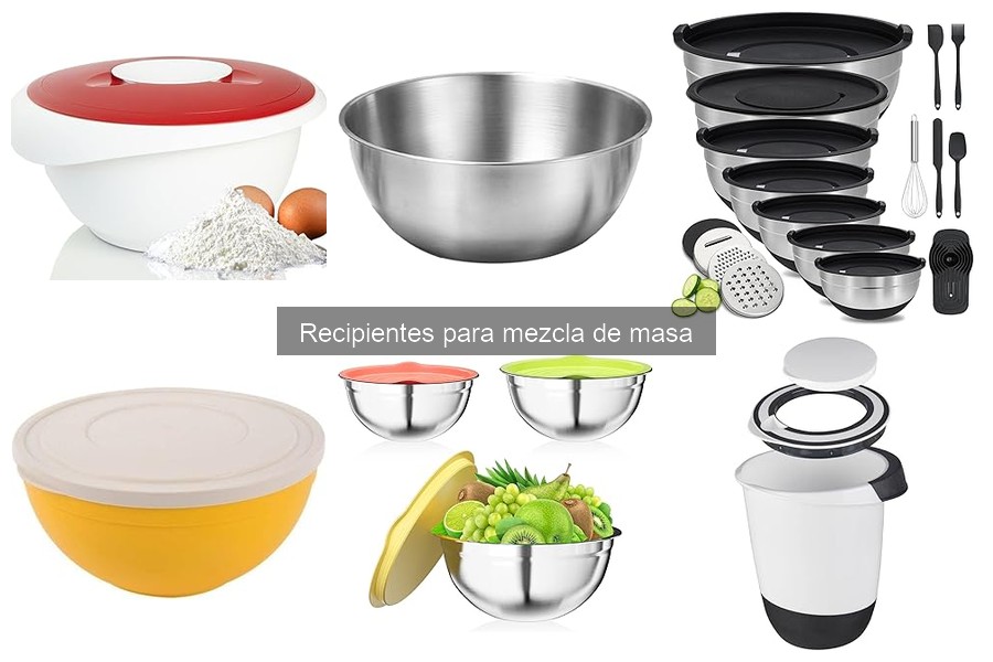 Cómo usar recipientes para mezclar masa de forma eficiente