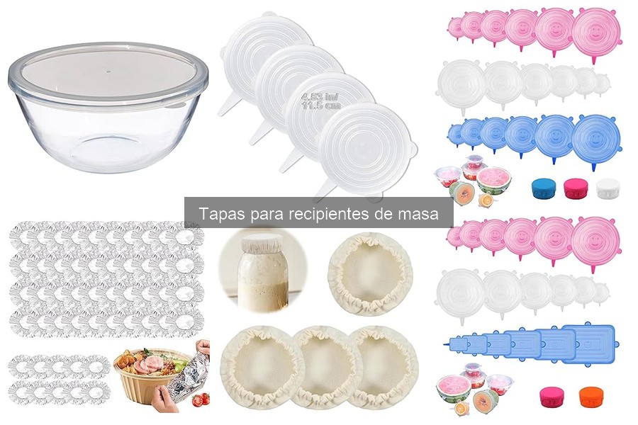 Cómo usar tapas para recipientes de masa correctamente
