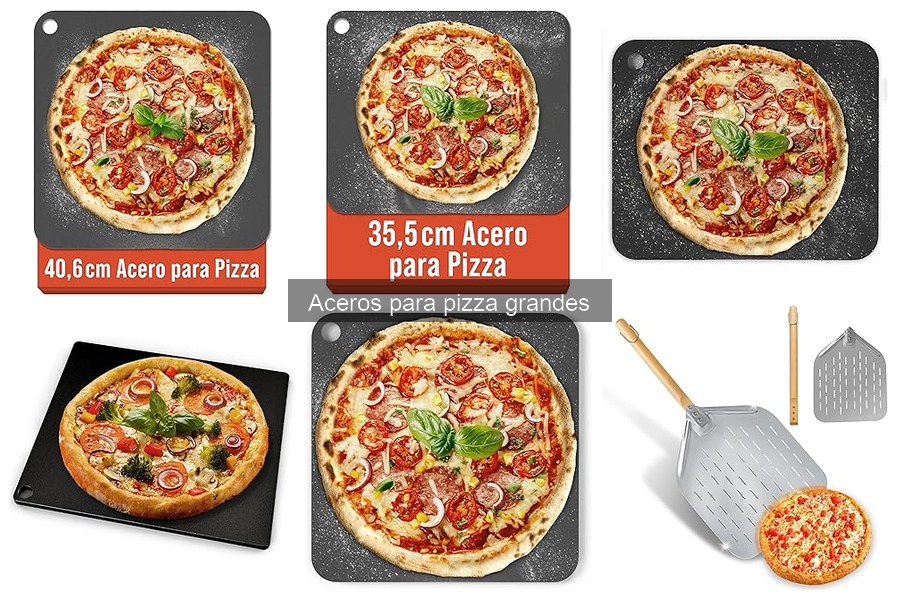 Cómo usar un acero para pizza grande correctamente