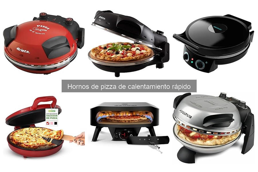 Cómo usar un horno de pizza de calentamiento rápido