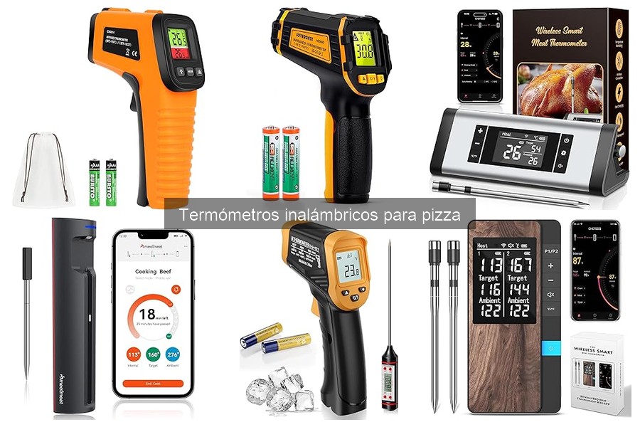 Cómo usar un termómetro inalámbrico para pizza eficazmente