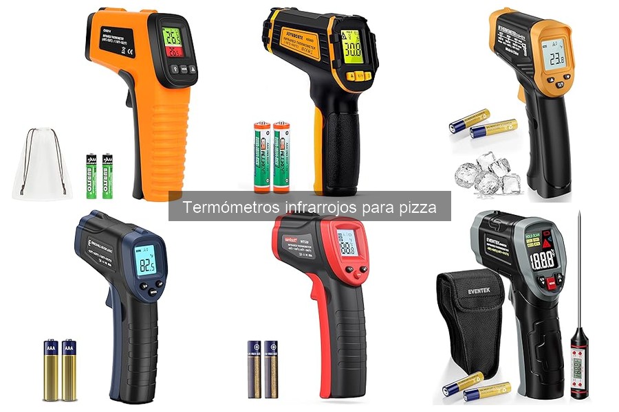 Cómo usar un termómetro infrarrojo para cocinar pizza