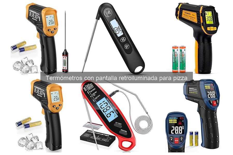 Cómo usar un termómetro retroiluminado para pizza fácilmente