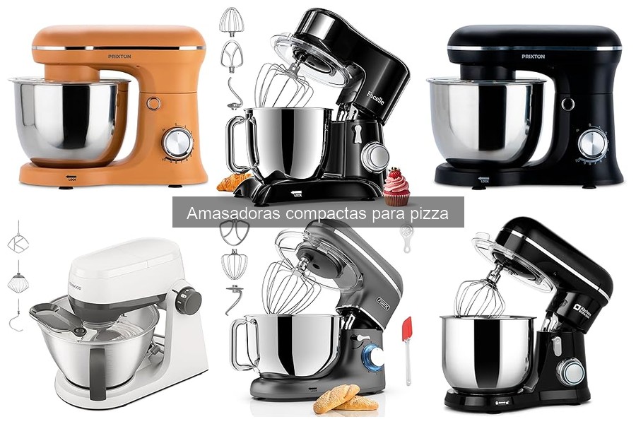 Cómo usar una amasadora compacta para hacer masa de pizza