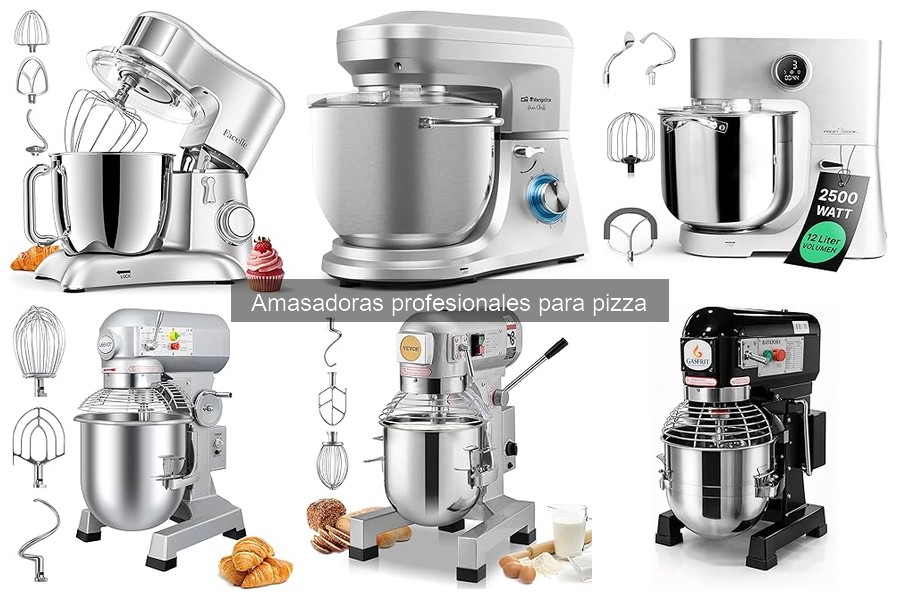 Cómo usar una amasadora profesional para masa de pizza