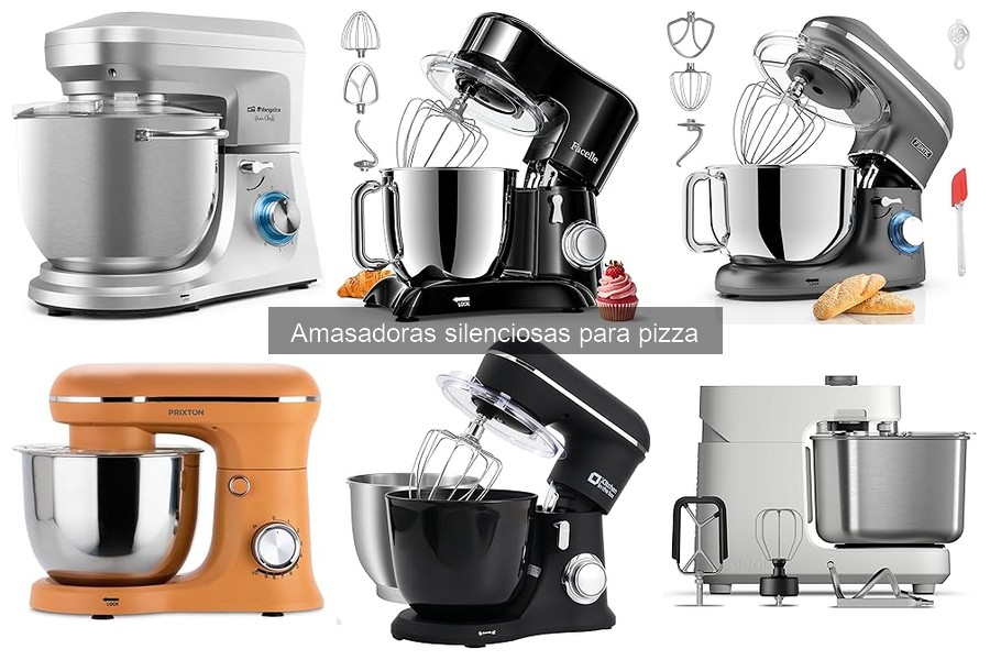 Cómo usar una amasadora silenciosa para hacer masa de pizza