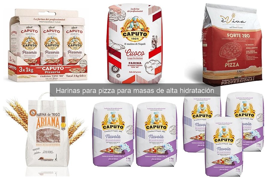Cómo utilizar harina de alta hidratación para pizza en casa