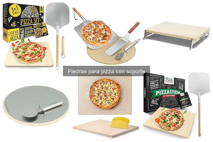 Cómo utilizar una piedra para pizza con soporte correctamente