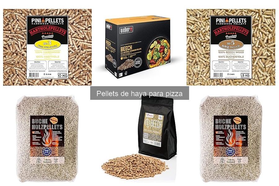 Comparación de precios de pellets de haya para pizza