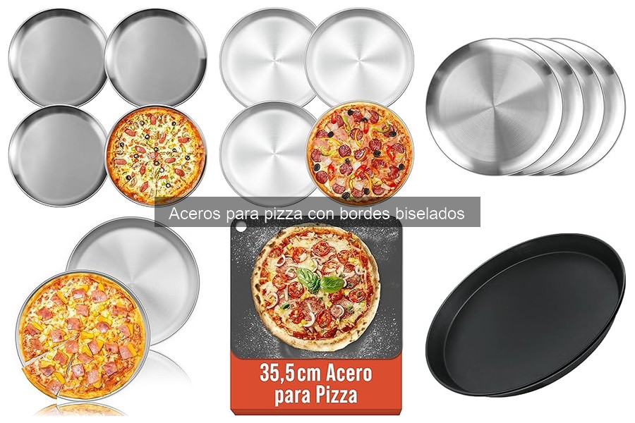 Comparativa: Aceros para pizza con y sin bordes biselados