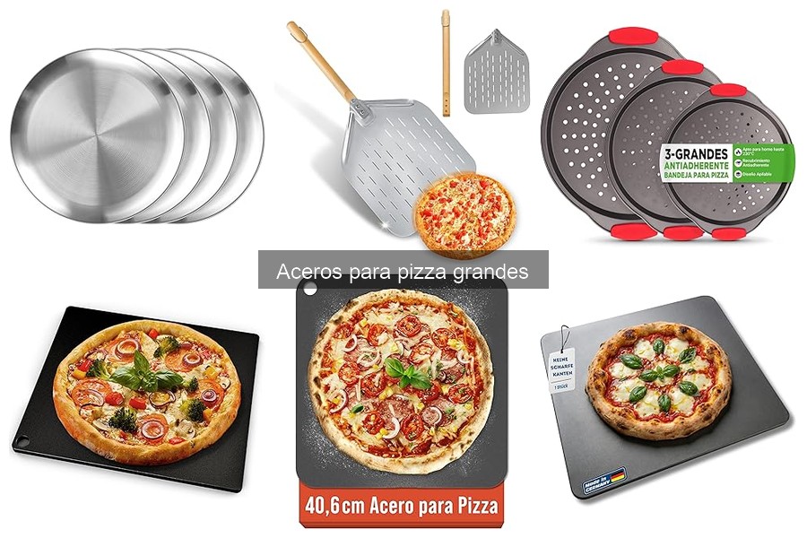 Comparativa: Aceros para Pizza Grandes vs. Piedras para Pizza