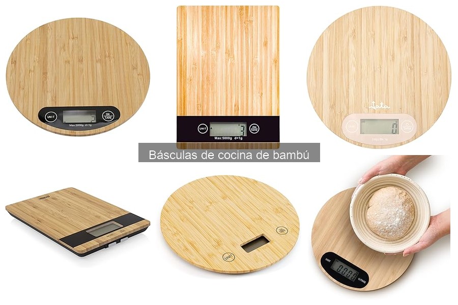 Comparativa: Básculas de Cocina de Bambú vs. Digitales de Acero