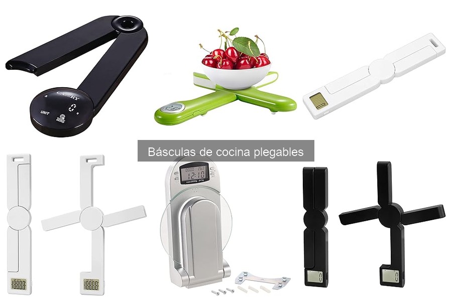Comparativa: Básculas de cocina digitales vs analógicas plegables