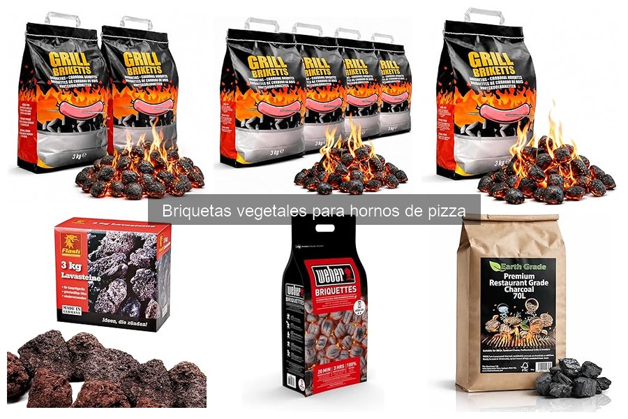 Comparativa: Briquetas Vegetales vs Leña y Carbón para Hornos de Pizza