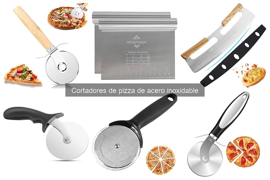 Comparativa: Cortadores de pizza de acero inoxidable vs plástico
