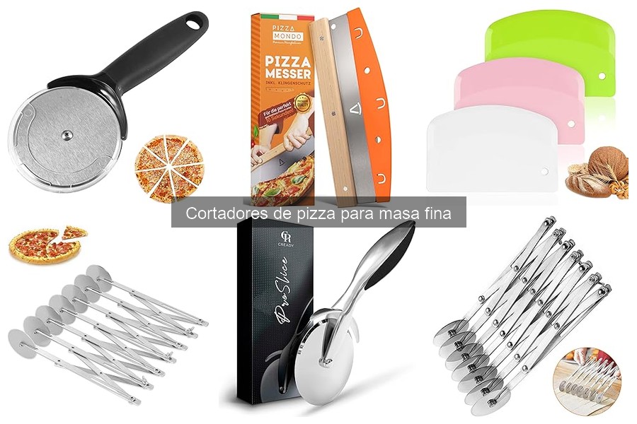 Comparativa: Cortadores de pizza de rueda vs cuchillo para masa fina