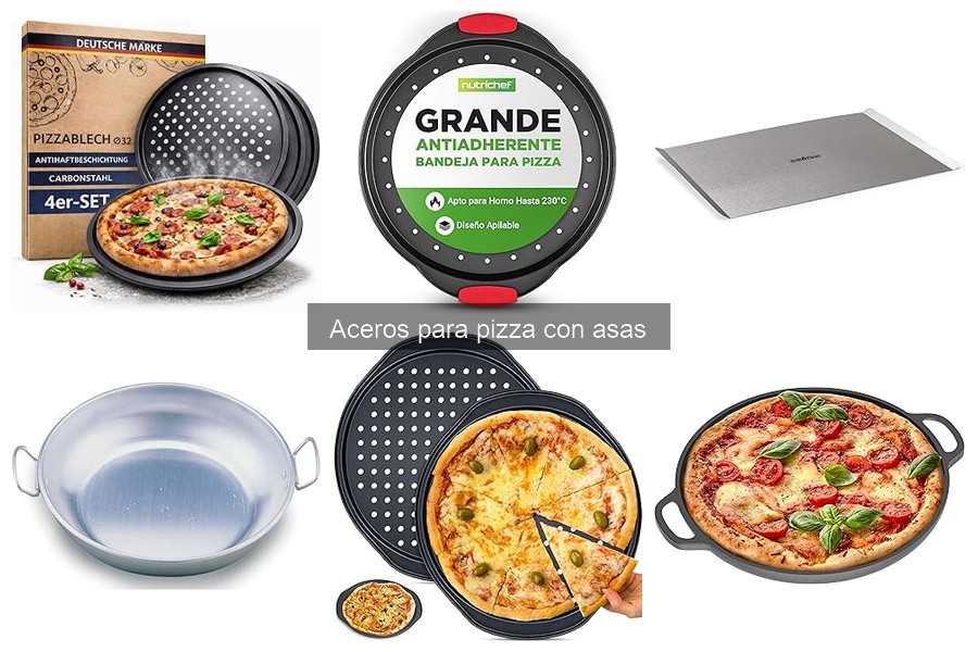 Comparativa de Aceros para Pizza con Asas: Mejores Marcas