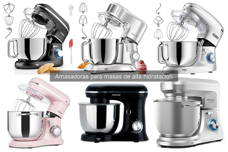Comparativa de Amasadoras para Massas de Alta Hidratación