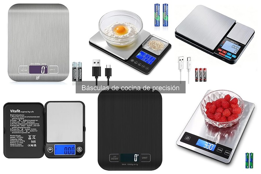 Comparativa de Básculas de Cocina de Precisión: Mejores Marcas
