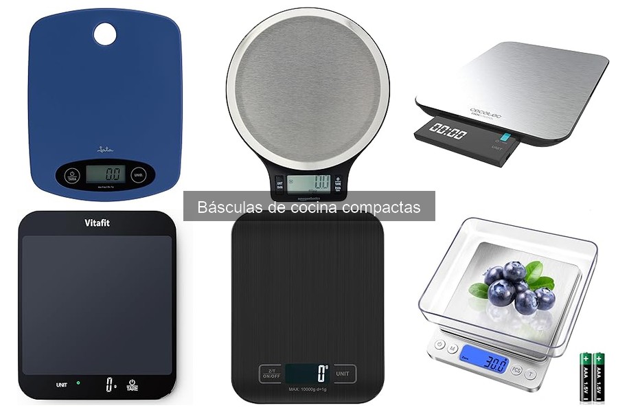 Comparativa de Básculas Digitales y Analógicas Compactas