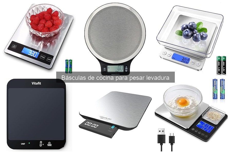 Comparativa de Básculas Digitales y Mecánicas para Pesar Levadura
